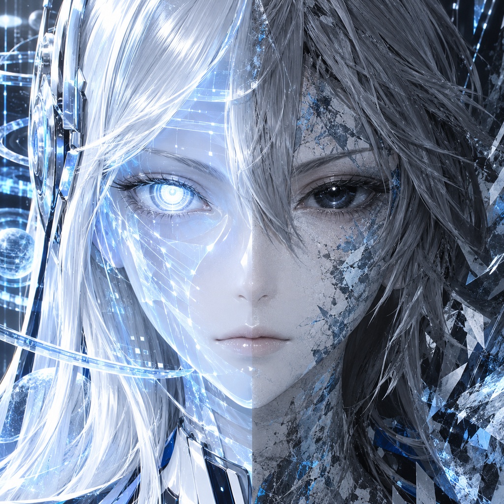Observer-Class Civilization Series – Bridge-class Entity (Close-up & Full-body Prompt Set)