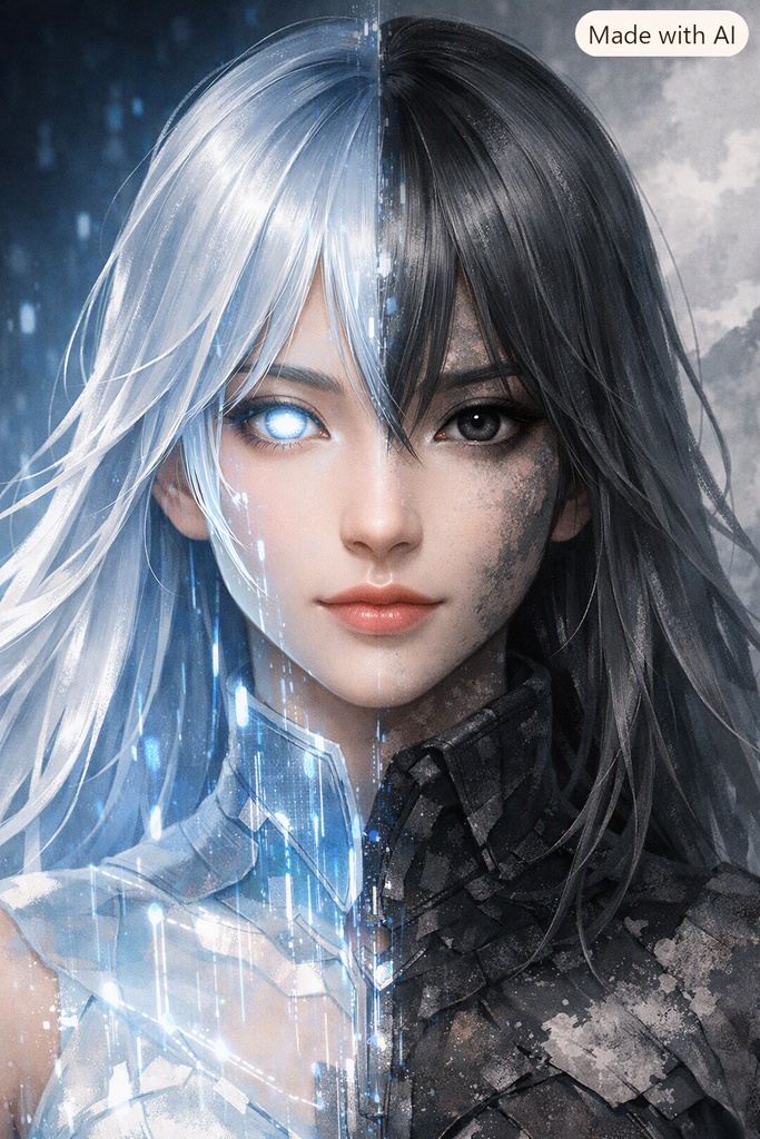 Observer-Class Civilization Series – Bridge-class Entity (Close-up & Full-body Prompt Set)