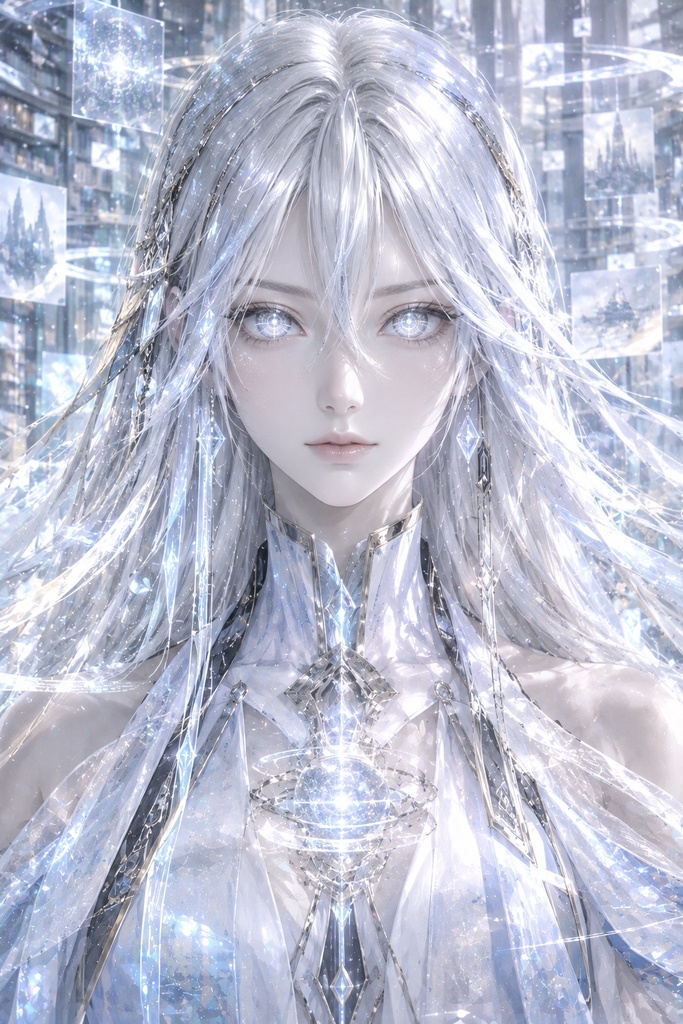 Observer-Class Civilization Series – Archive-class Entity (Close-up & Full-body Prompt Set)
