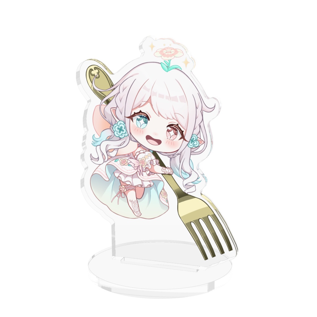 【Tetel's 1st Anniversary Merch】Acrylic figure(Chibi-Two types-)
