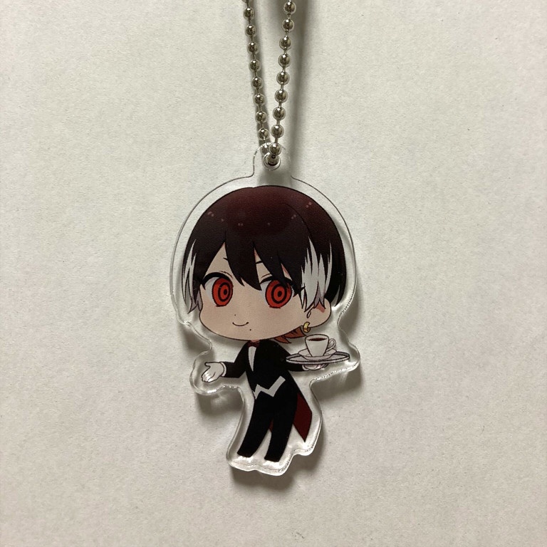 カフェ風アクリルキーホルダー