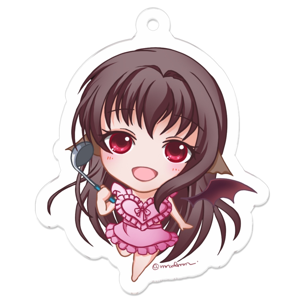 ちび新妻アスモ_アクリルキーホルダー