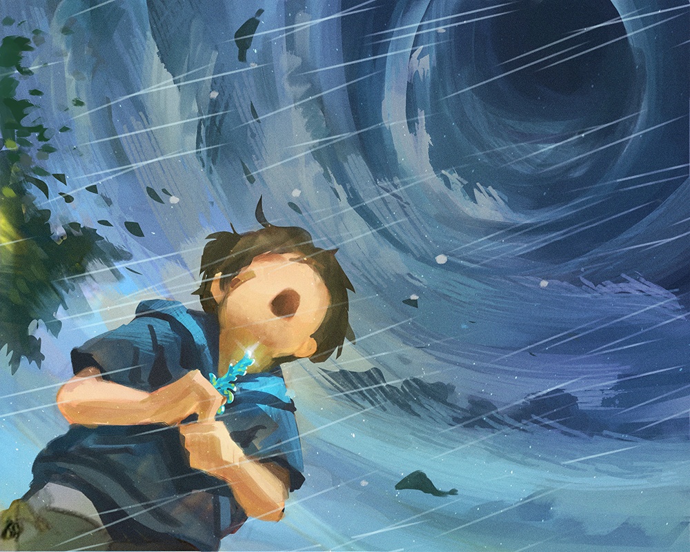絵本「台風のルームキー」