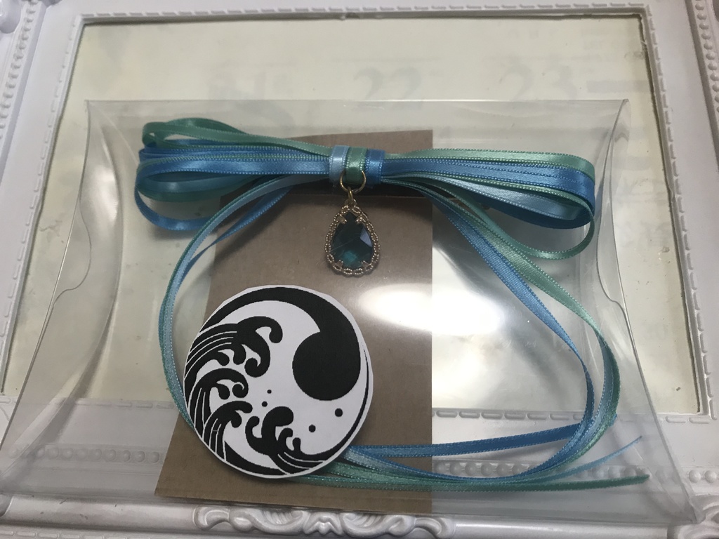 千代金丸 イメージリボン ヘアクリップ