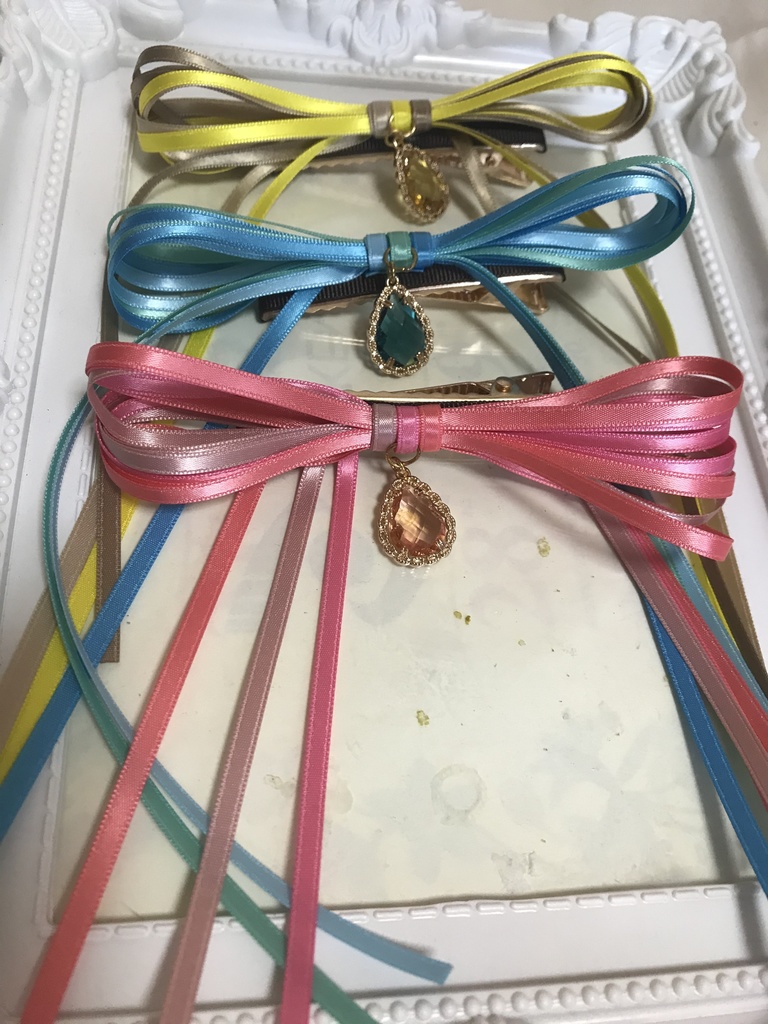 北谷菜切 イメージリボン ヘアクリップ