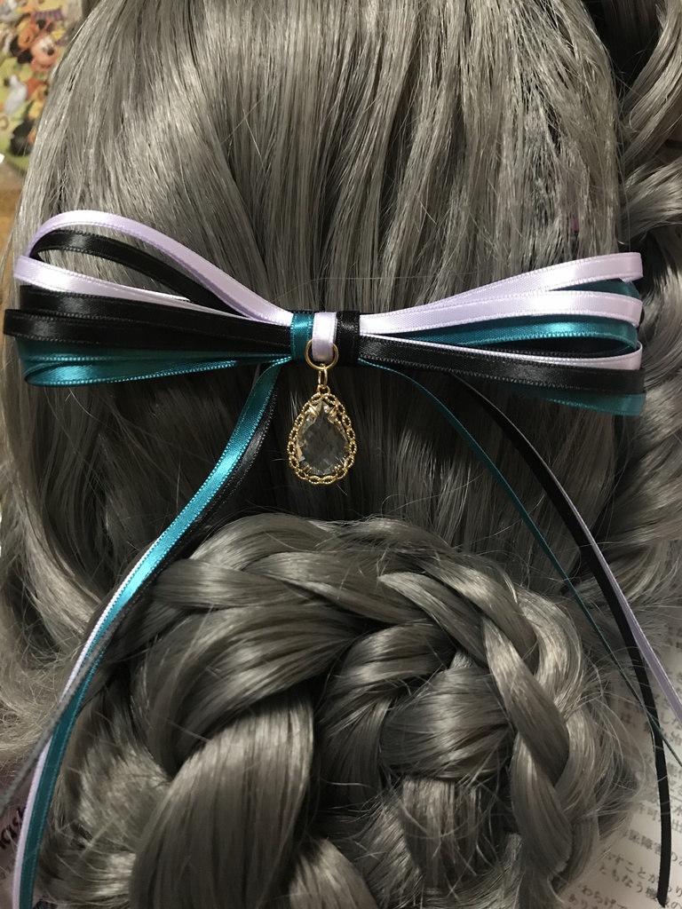 【送料無料】各寮 イメージリボン ヘアクリップ