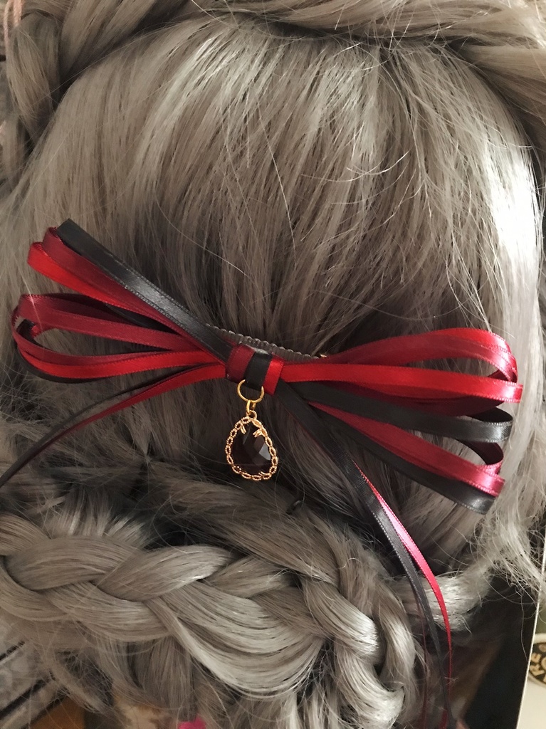 【送料無料】各寮 イメージリボン ヘアクリップ