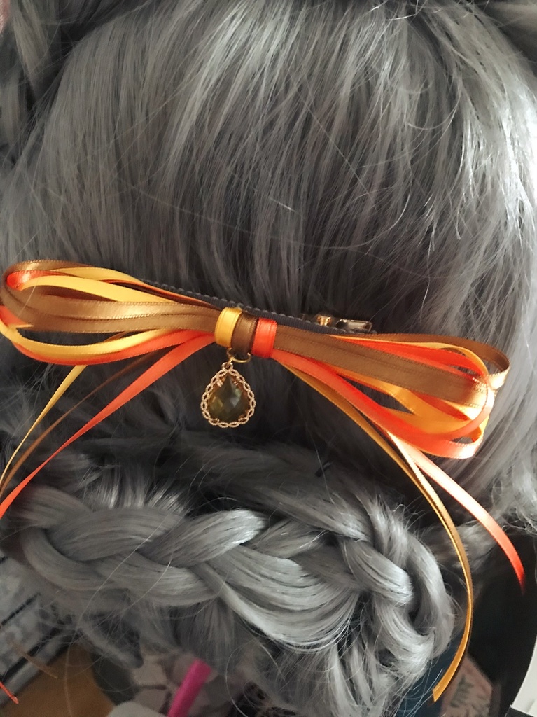 【送料無料】各寮 イメージリボン ヘアクリップ