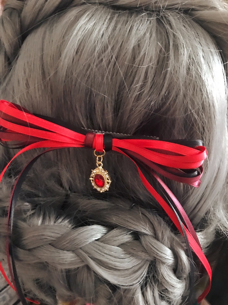 【送料無料】各寮 イメージリボン ヘアクリップ