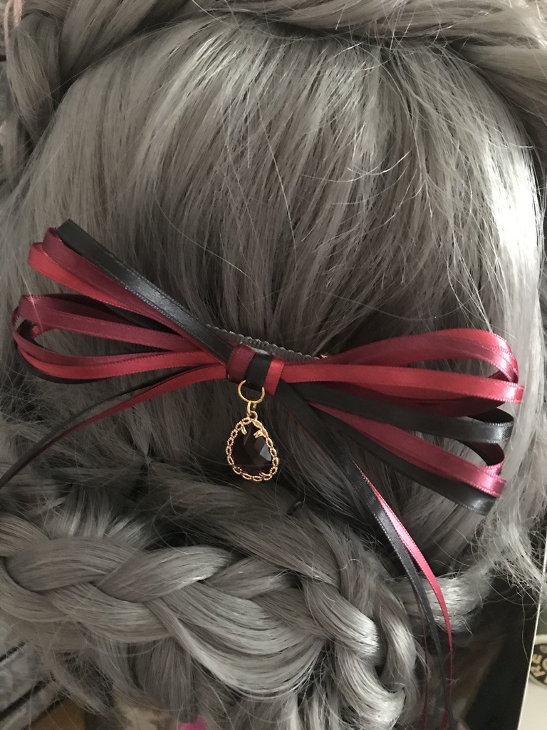 【送料無料】各寮 イメージリボン ヘアクリップ