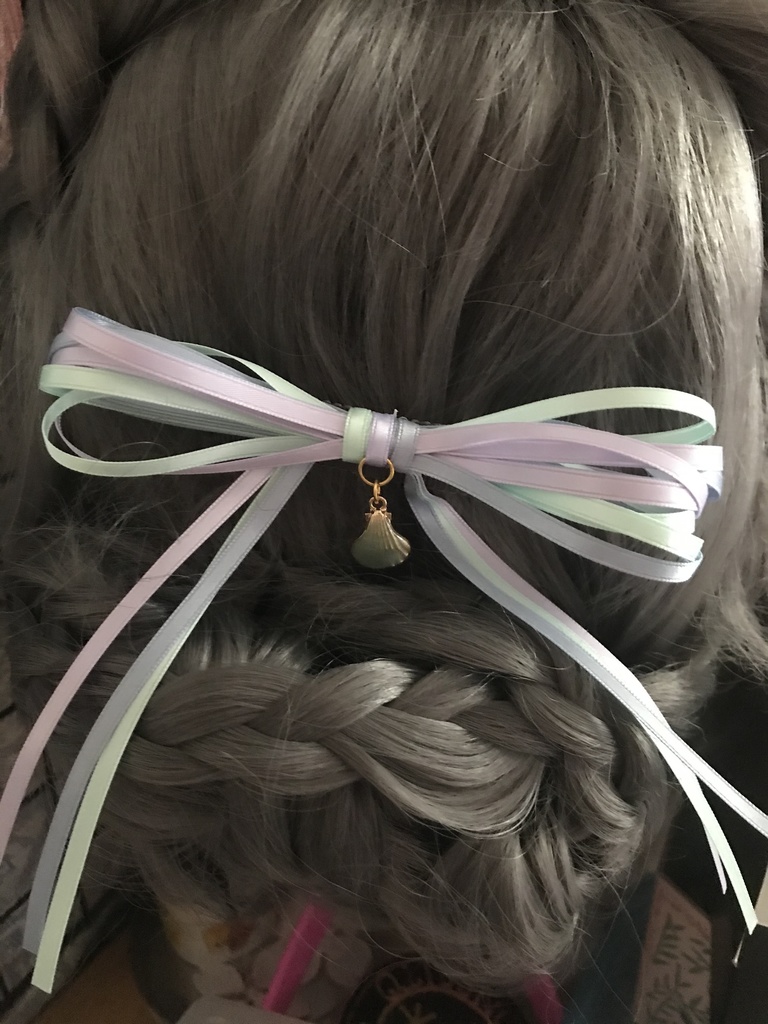 【送料無料】各寮 イメージリボン ヘアクリップ