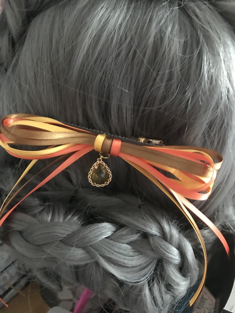 【送料無料】各寮 イメージリボン ヘアクリップ