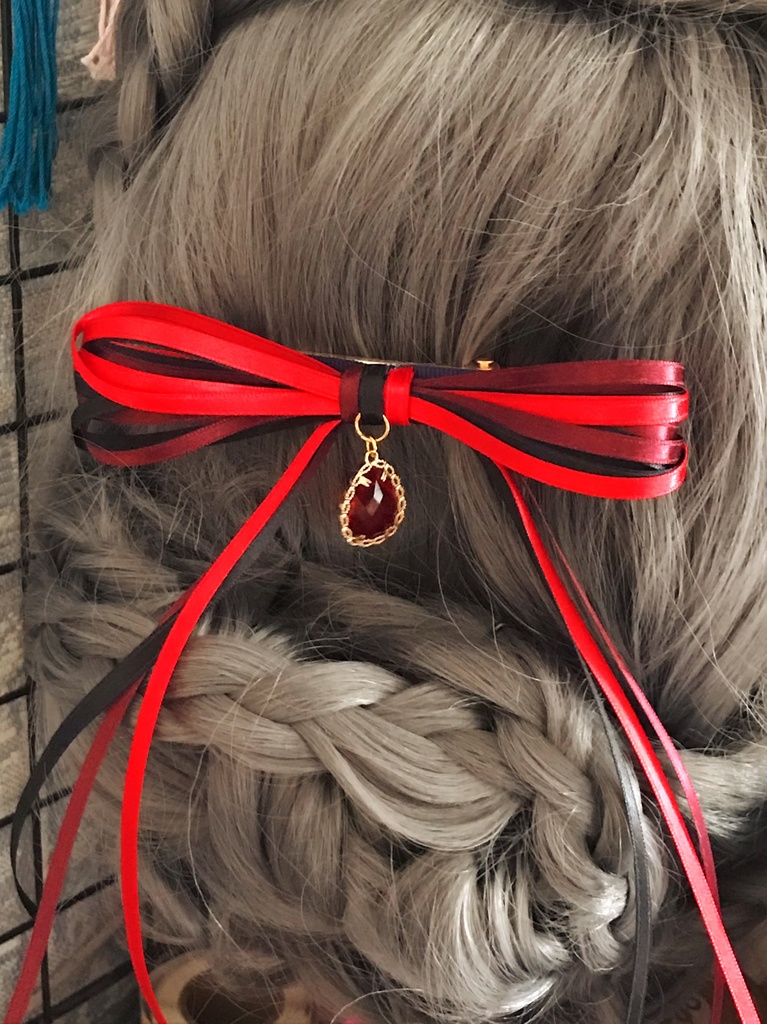 【送料無料】各寮 イメージリボン ヘアクリップ