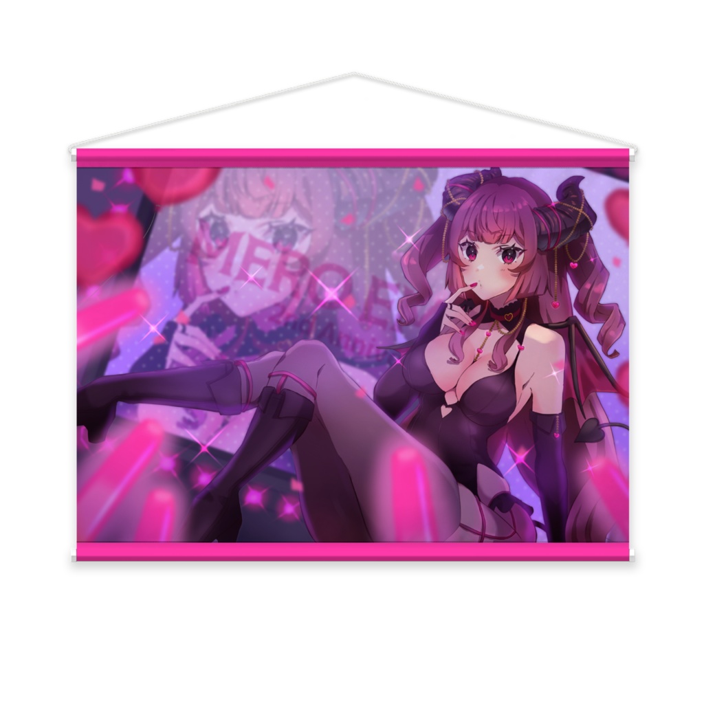 タペストリー　２周年記念