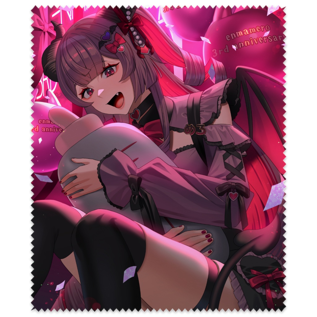 【期間限定】閻魔めろ ３周年記念限定メガネ拭き