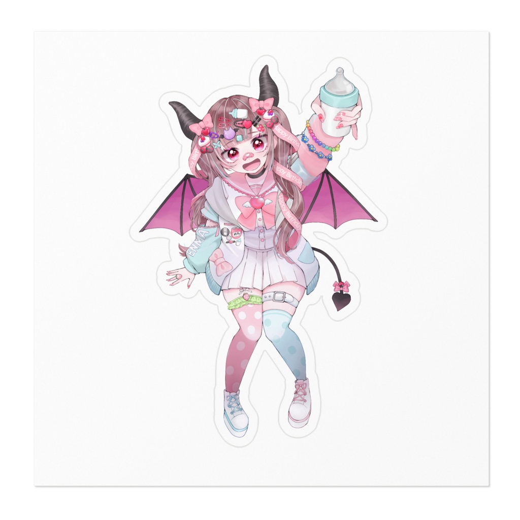 閻魔めろBirthDay ステッカー