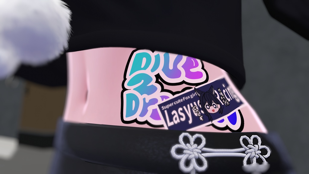 【ラシューシャ想定】ラシューシャレーシング箱ステッカーテクスチャ