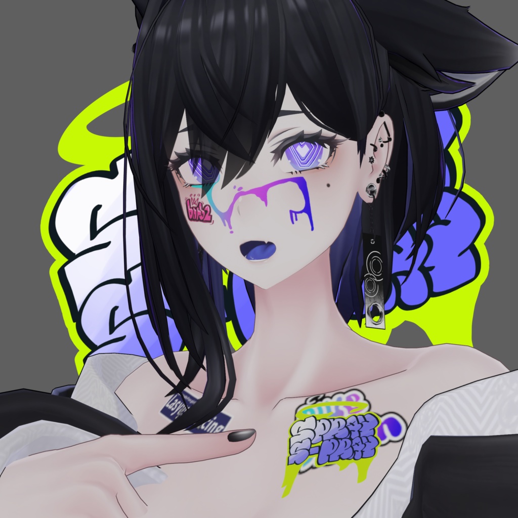 Spary-S-Pray Halo/スプレー・スプレーヘイロー【VRChat想定】