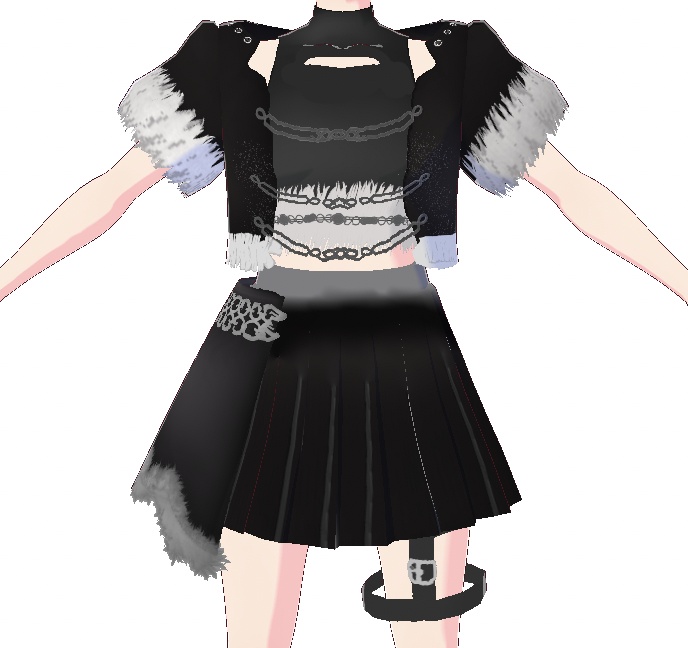クールスタイリッシュ洋服セットvroid