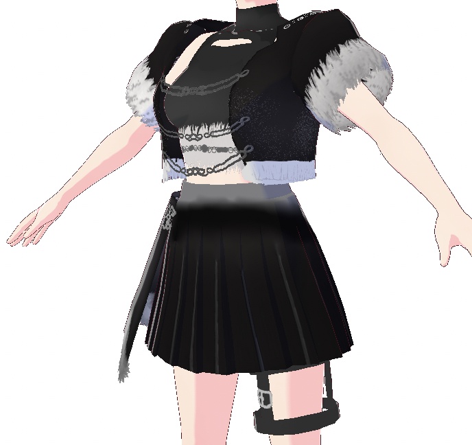 クールスタイリッシュ洋服セットvroid