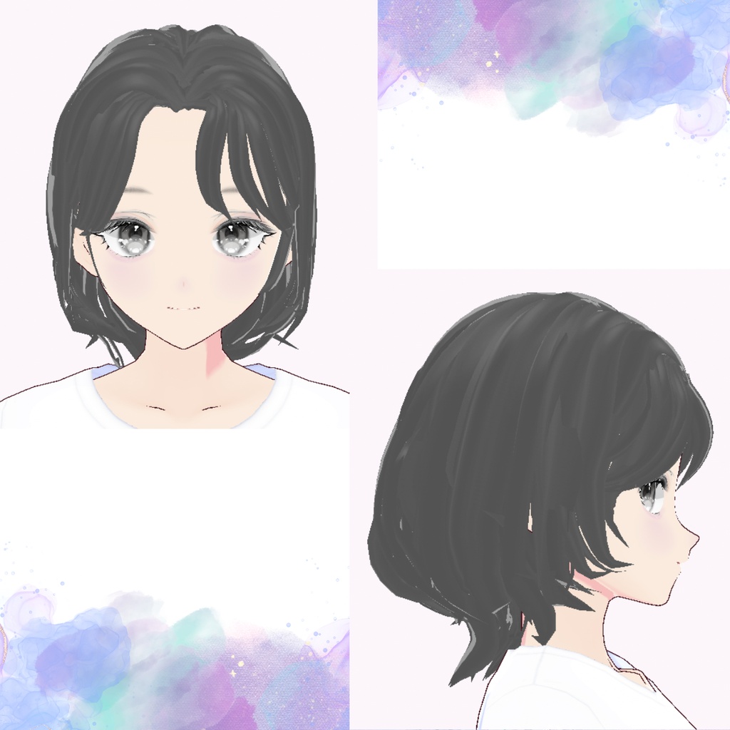 ゆるふわヘアーvroid用