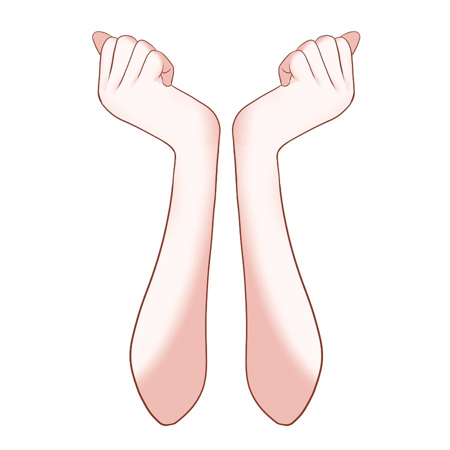 【高解像度】可愛いポーズができる手の素材(商用利用込み)