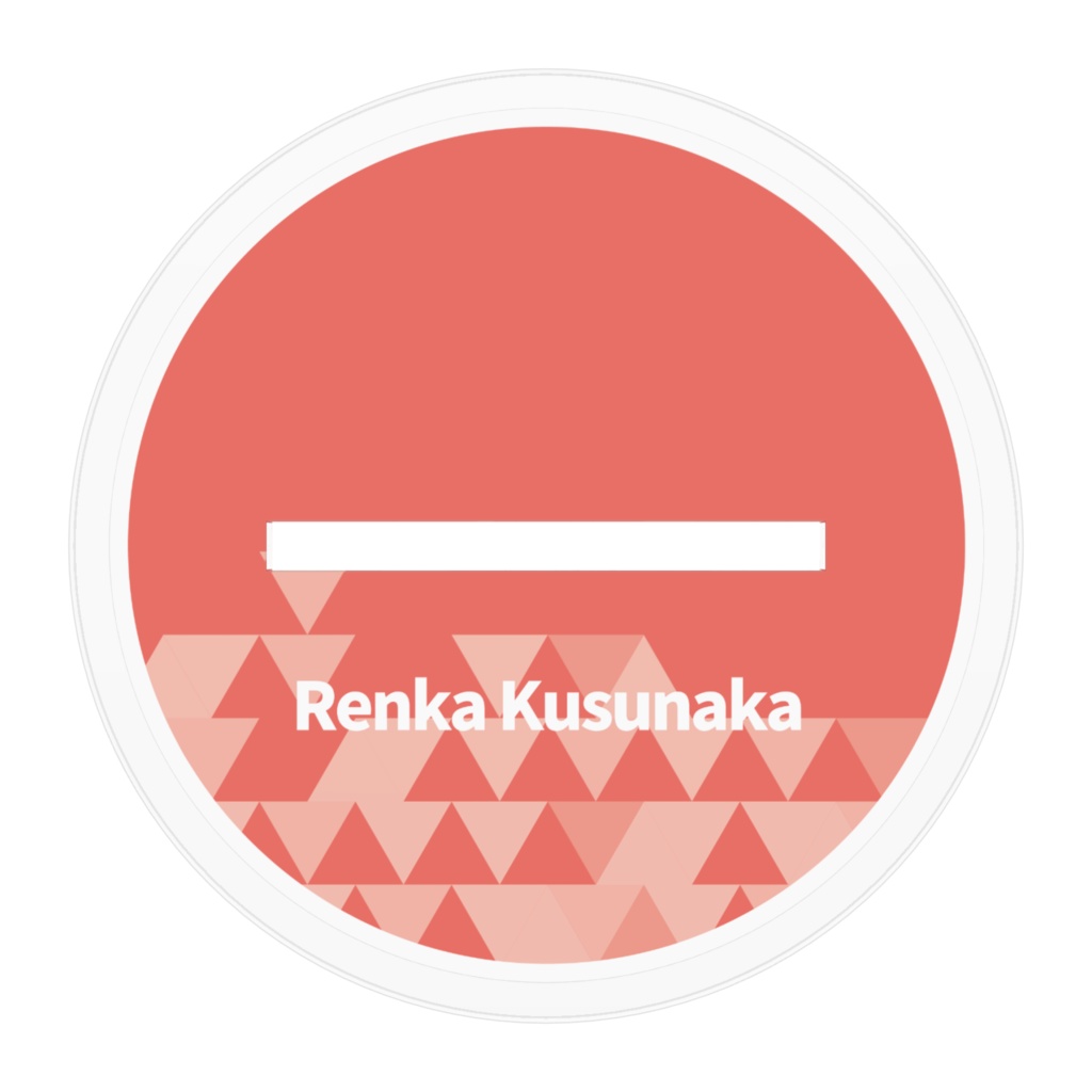 【楠中レンカ】アクリルスタンド 新ビジュアルver.