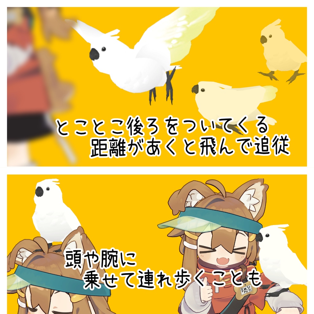 ★販売開始セール中★【追従ペット】ペットのオウム【MA対応】