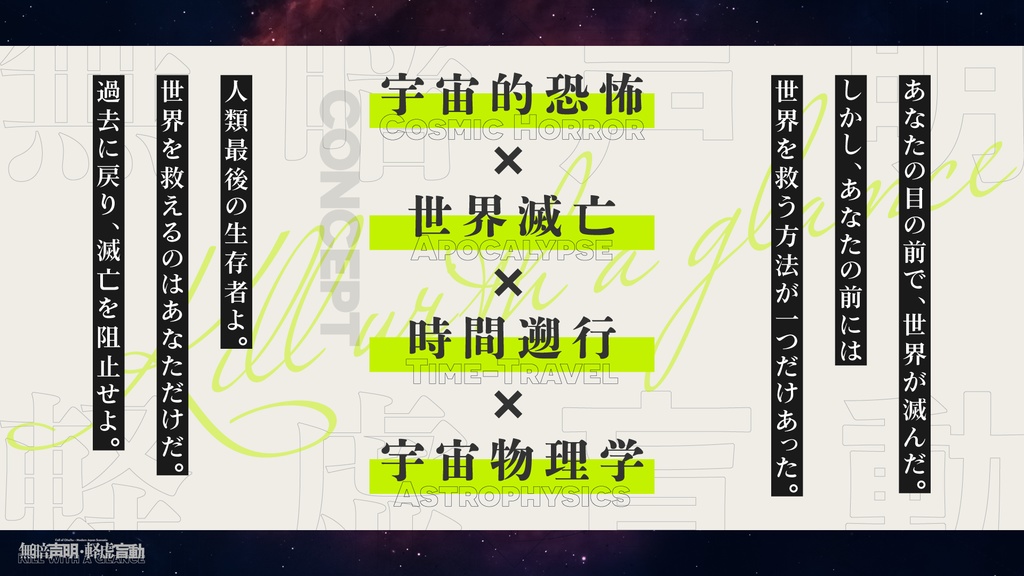 【CoC6/7】無暗声明・軽虚盲動【SPLL:E110443】