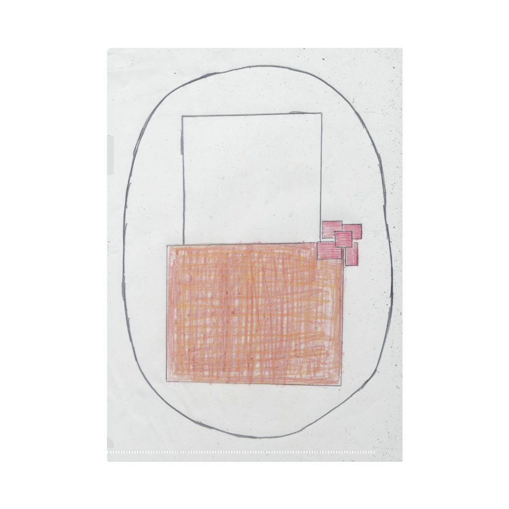 クリアファイル「ギャル系JKの裸シャツ」