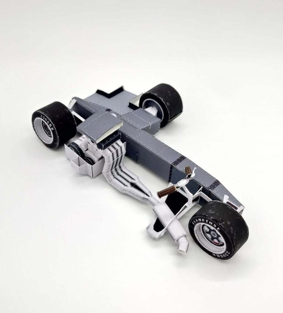 【限定】レーシングサイドカー ペーパークラフトキット