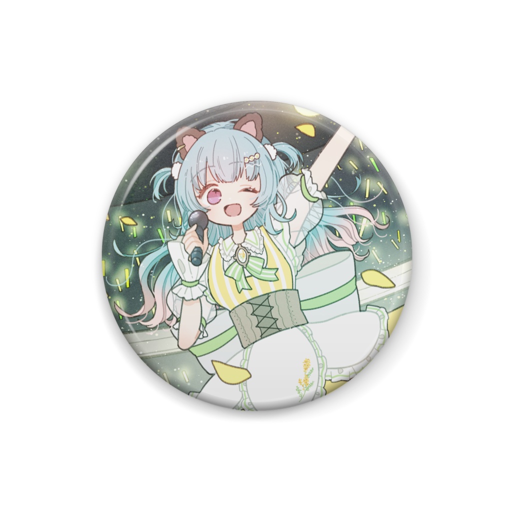 アイドルクルミ缶バッチ