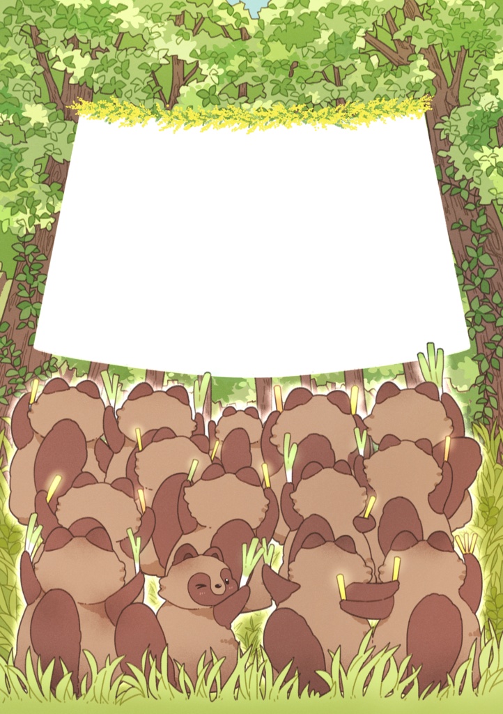ぽんちょこクリアファイル