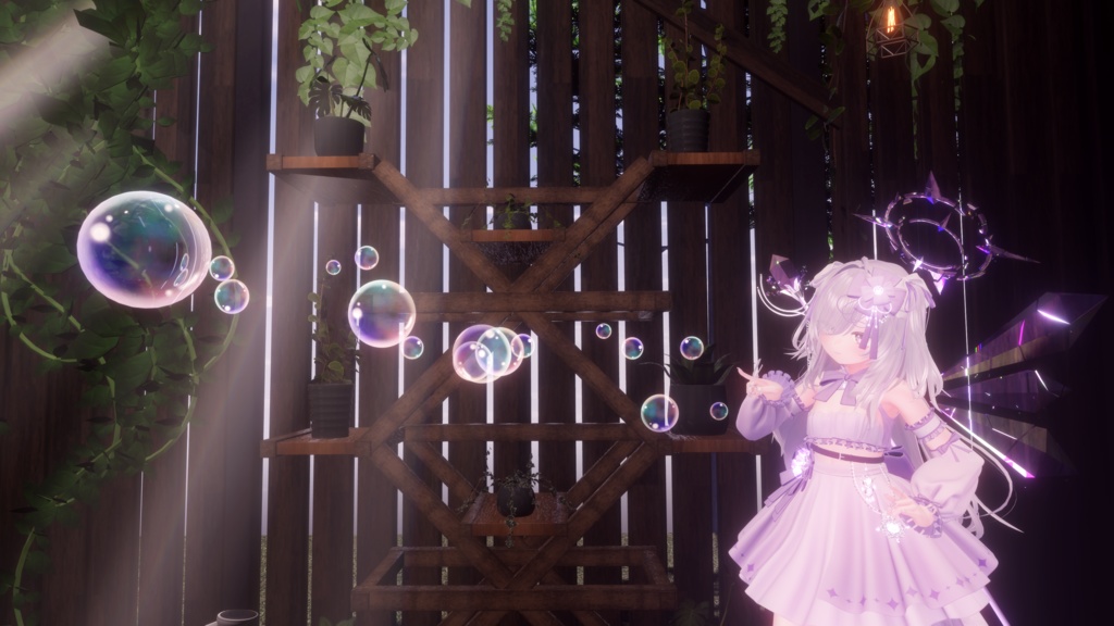 VRChat向けアバターギミック まじかる☆シャボン玉【MA対応】