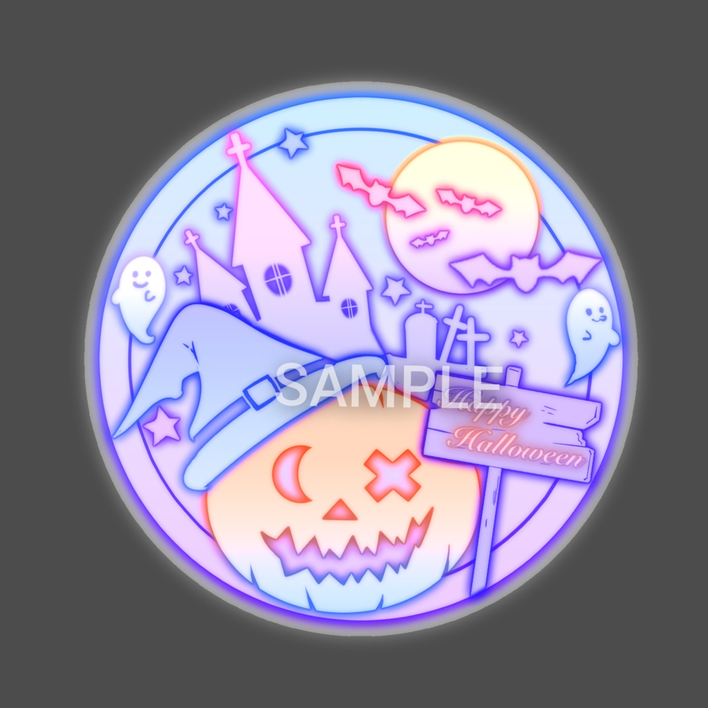 ネオンロゴ(ハロウィンVer.)