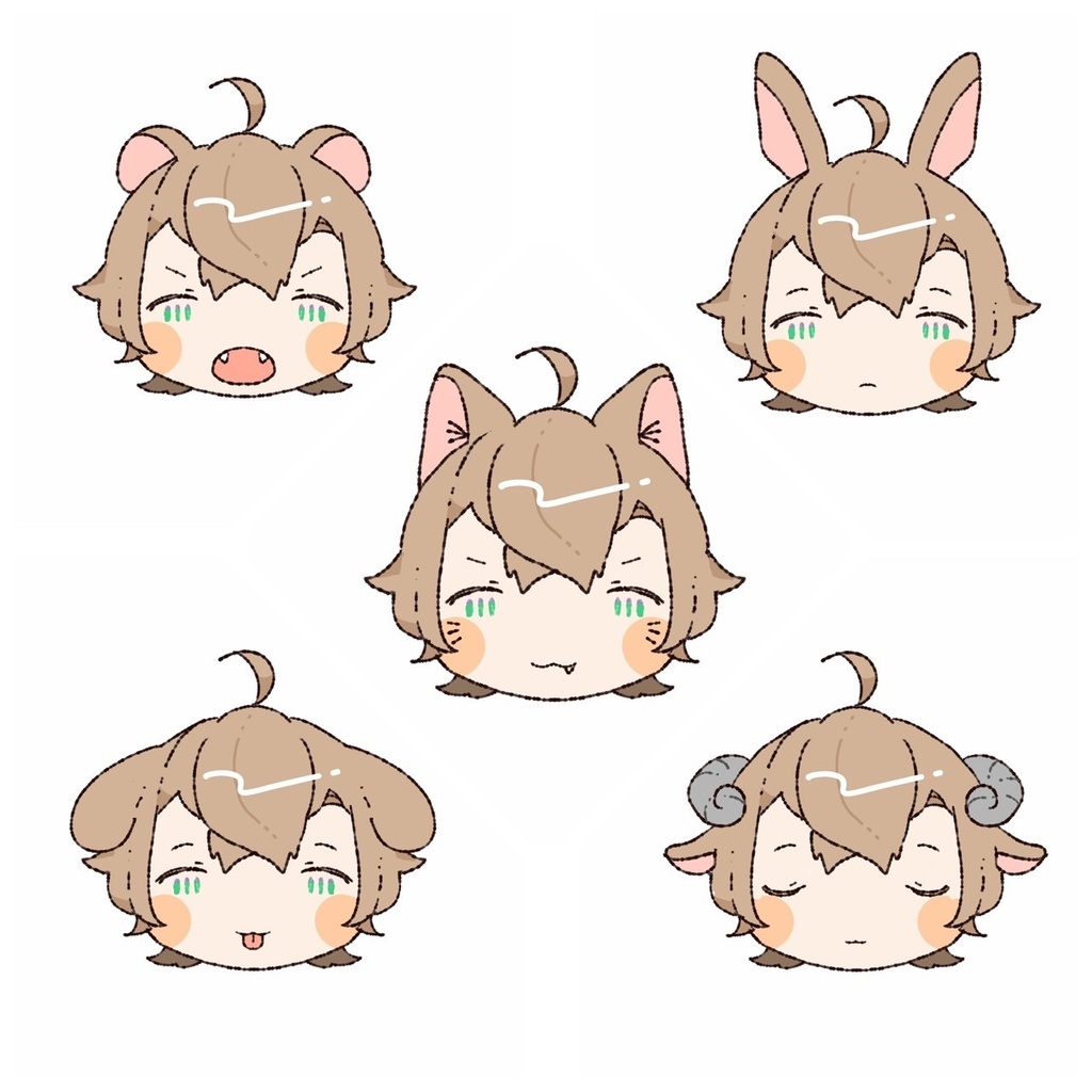 ゆめのだらけステッカー　そのさん