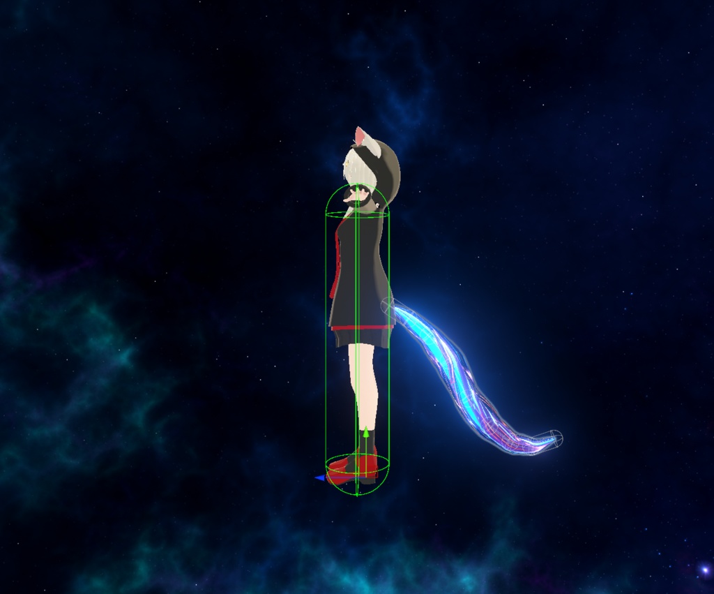 【VRC/Unity】流星のしっぽ(4色セット / MA対応)