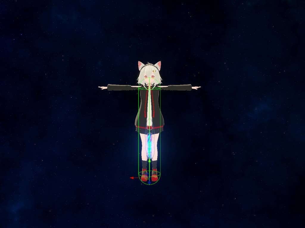 【VRC/Unity】流星のしっぽ(4色セット / MA対応)