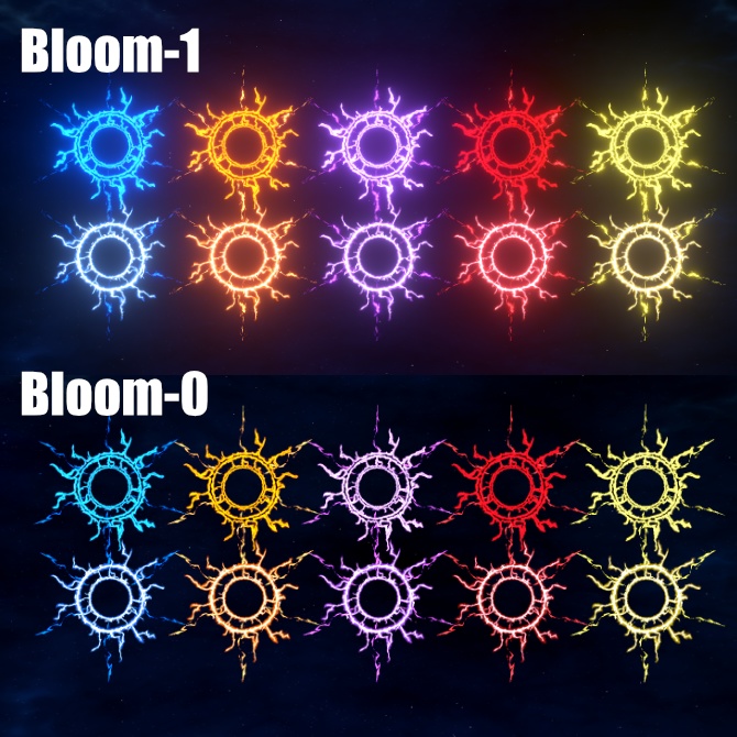 【VRC/Unity】雷輪 -ThunderHalo-(10色セット / MA対応)