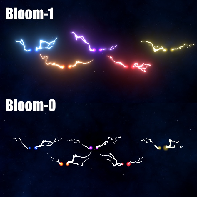 【VRC/Unity】雷眼-ThunderEye-(5色セット / MA対応)