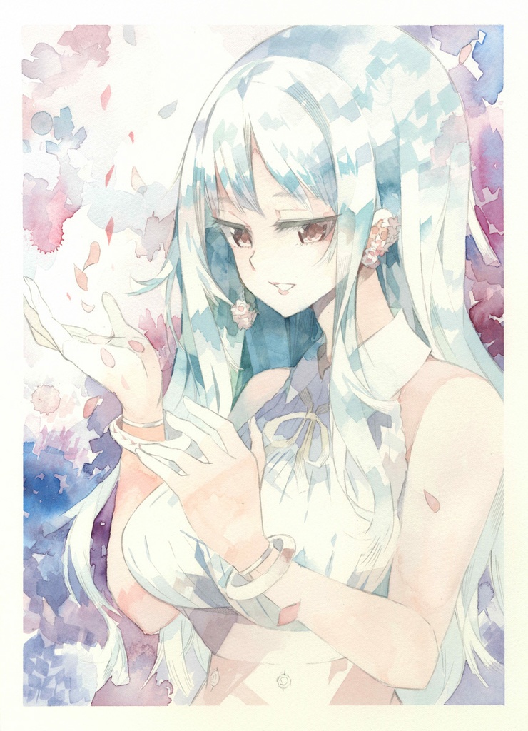 原画【花弁舞】／晴瀬ひろき　※販売終了