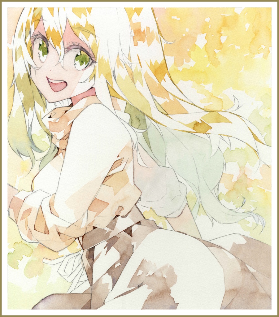 水彩色紙【三色 ～黄～】／晴瀬ひろき　※販売終了