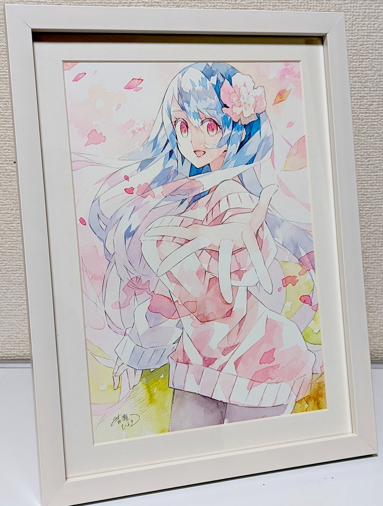 原画【春風】／晴瀬ひろき