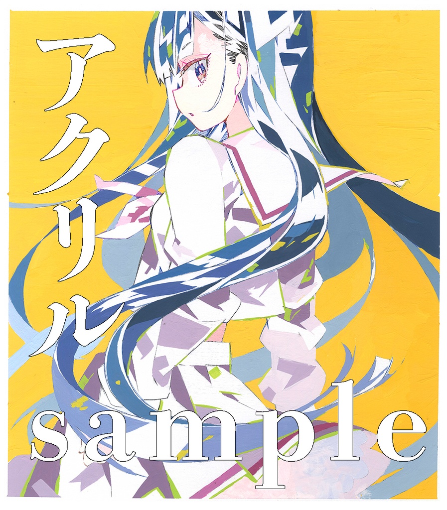 【リクエスト受注生産】晴瀬ひろき/画材を選べる色紙(オリジナルキャラ通常コース)