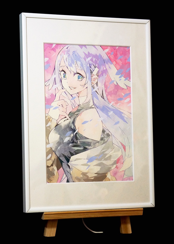 水彩+アクリルガッシュ原画【Glass&Iron】/晴瀬ひろき