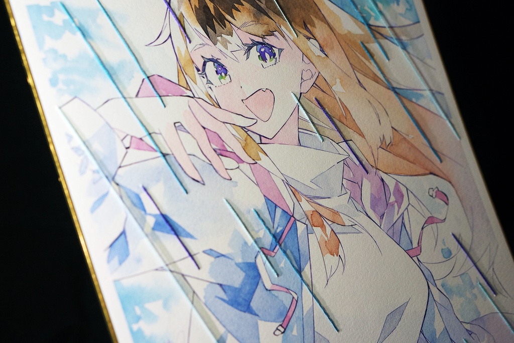 刺繍色紙【氷雨に唄えば】/晴瀬ひろき