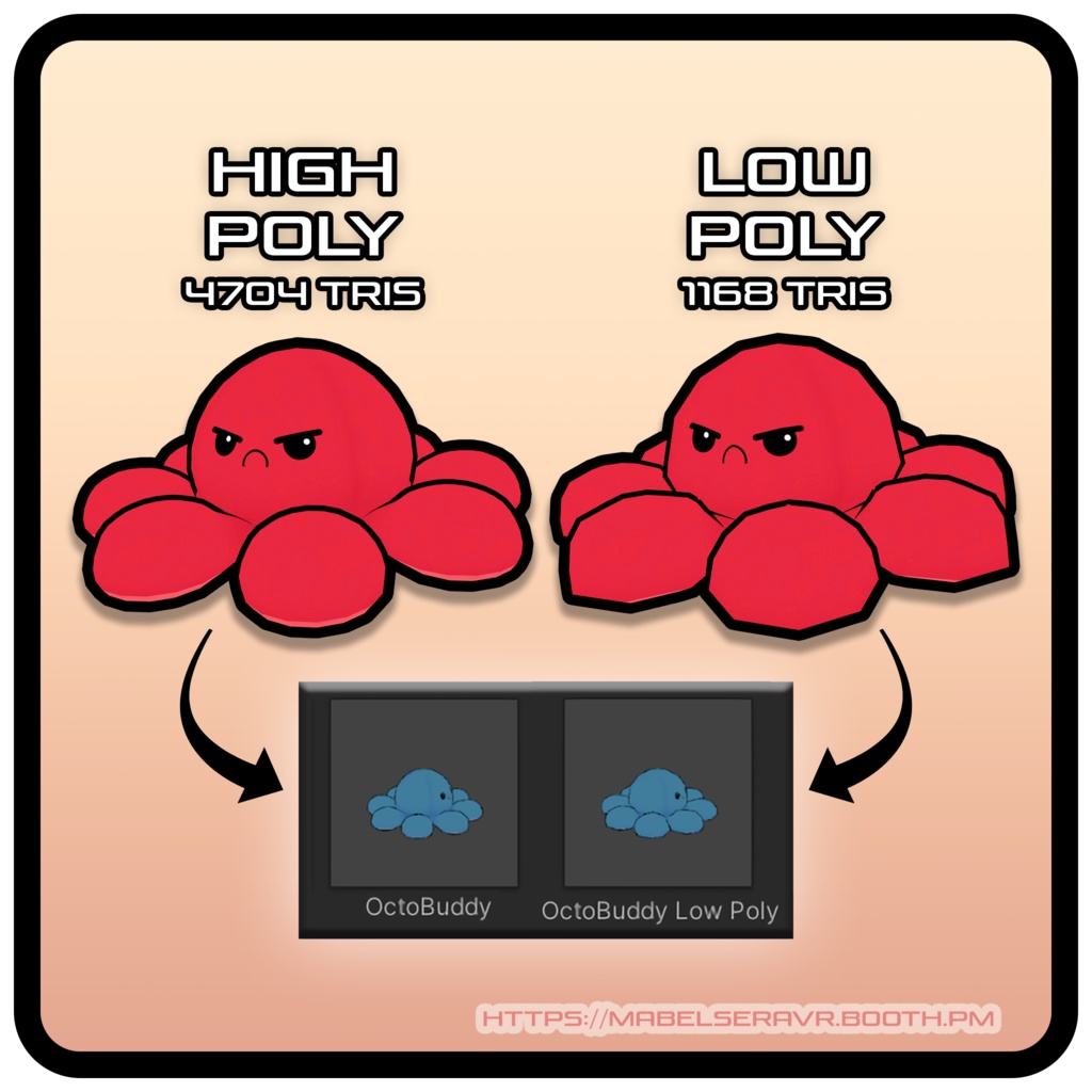 【Unity Prefab】 OctoBuddy / たこ友達