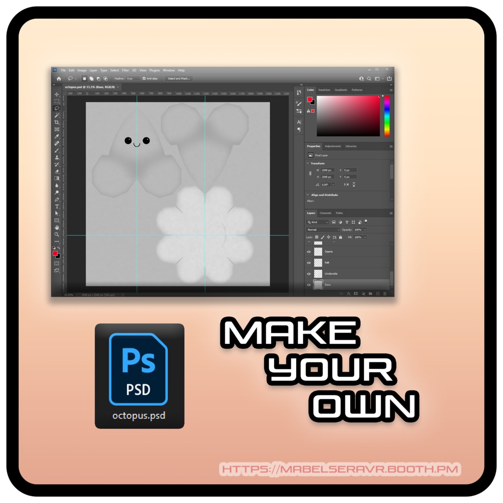 【Unity Prefab】 OctoBuddy / たこ友達
