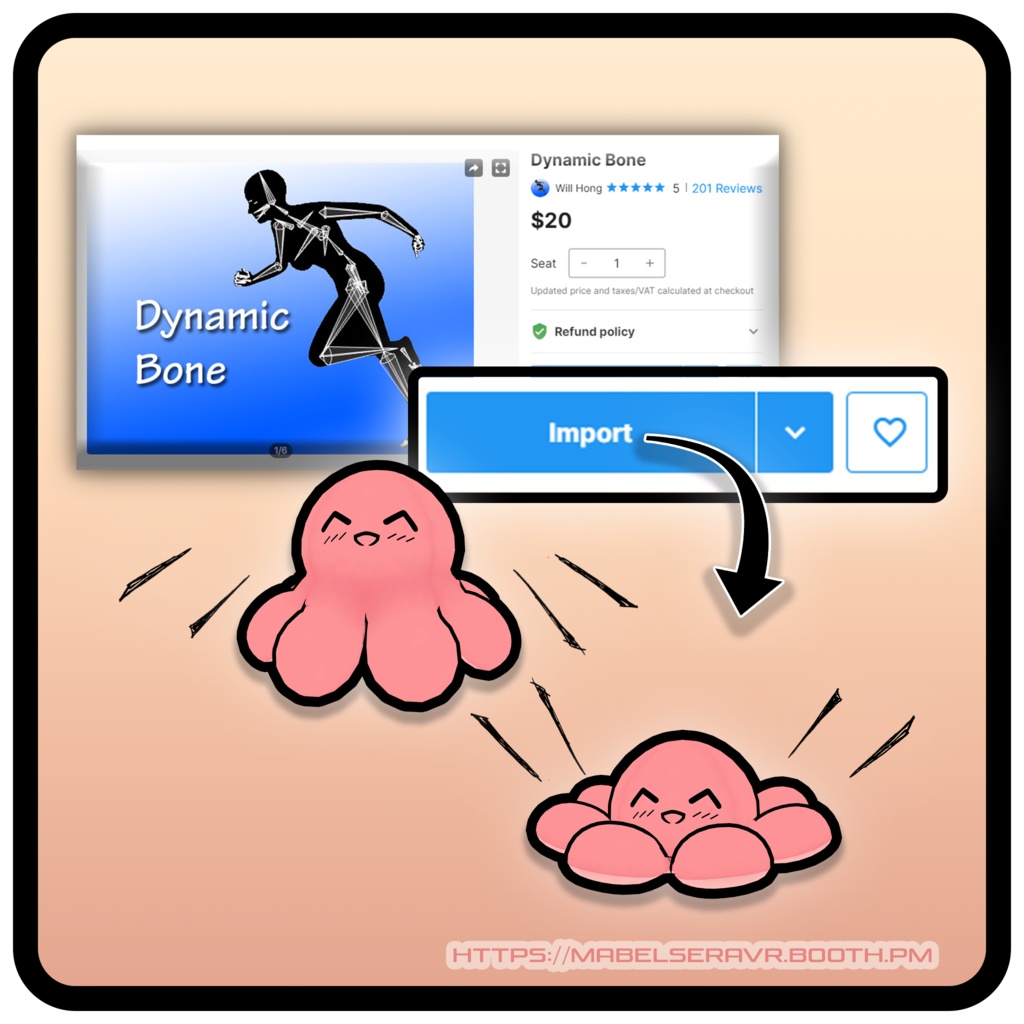 【Unity Prefab】 OctoBuddy / たこ友達