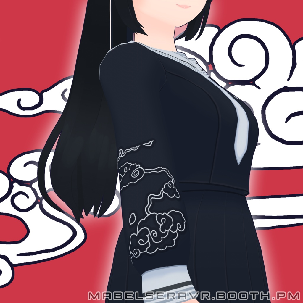 【VRoid】School Uniform Bad Girl / 服スケバン【テクスチャリング】